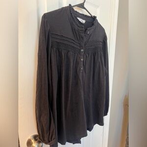 Croft & Barrow Black Long Sleeve Blouse